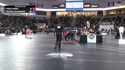 103 lbs Cons. Round 2 - Ahsia Torres, Sacred Heart vs Brianna Vollendroff, Chadron