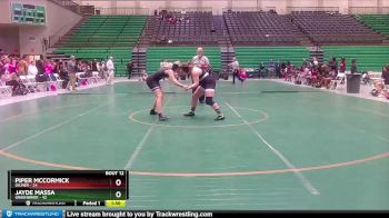 170 lbs Placement Matches (8 Team) - Piper McCormick, Gilmer vs Jayde Massa, Greenbrier