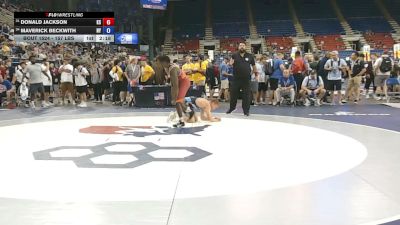 157 lbs Champ. Rd Of 64 - Donald Jackson, Kansas vs Maverick Beckwith, New York