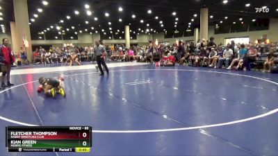 85 lbs Quarterfinal - Kian Green, Morris Fitness vs Fletcher Thompson, Rabbit Wrestling Club