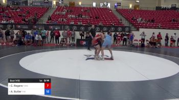 60 kg Cons 8 #2 - Cole Rogers, Three Forks High School Wrestling vs Adam Butler, The Wrestling Factory Of Cleveland