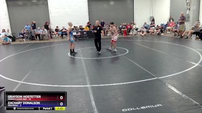 106 lbs Round 1 (8 Team) - Grayson Hostetter, Pennsylvania Red vs Zachary Donalson, Arkansas