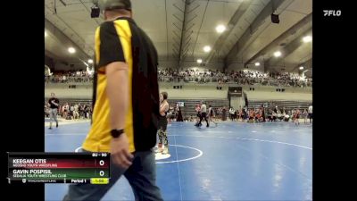 90 lbs 1st Place Match - Gavin Pospisil, Sedalia Youth Wrestling Club vs Keegan Otis, Neosho Youth Wrestling