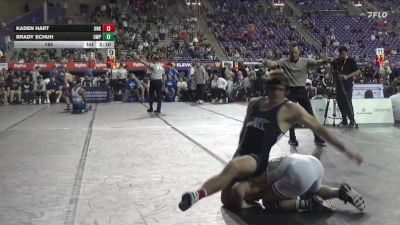 184 lbs Semis & 3rd Wb (16 Team) - Brady Schuh, Wisconsin-Parkside vs Kaden Hart, Nebraska-Kearney