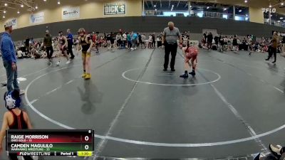 88 lbs Round 3 (6 Team) - Camden Magulilo, Warhawks Wrestling vs Raige Morrison, Ohio Gold