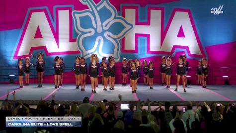 Carolina Elite - Love Spell [2025 L1 Youth - Flex - D2 Day 1] 2025 Aloha Gatlinburg Showdown