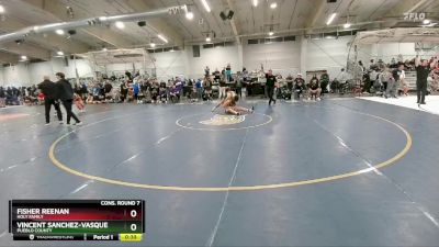 165 lbs Cons. Round 7 - Vincent Sanchez-Vasquez, Pueblo County vs Fisher Reenan, Holy Family