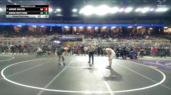 150 1A Quarterfinal - Asher Bacon, First Baptist (Naples) vs Aiden Hutchins, Zephyrhills Christian