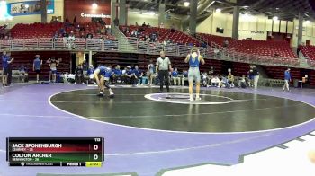 113 lbs Quarters & 1st Wb (16 Team) - Jack Sponenburgh, Kearney vs Colton Archer, Bennington