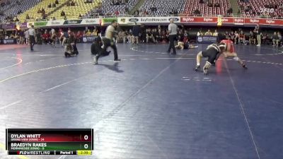 165 lbs Round 1 (16 Team) - Dylan Whitt, Grand View (Iowa) vs Braedyn Rakes, Morningside (Iowa)