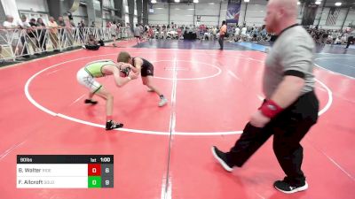 90 lbs Rr Rnd 1 - Bryson Walter, Ride Out Wrestling Club vs Finn Allcroft, Golden Barracuda