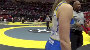 Semifinal - Ariana Espinosa-Snowden, Fostoria(G) vs Jesse Foebar, Clermont Ne(g)