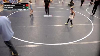 Elementary - 68 lbs Maverick Masching, Westfield vs Liam Hamacher, Becker