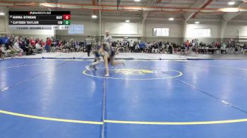 105 lbs Champ. Round 1 - Cayden Taylor, Fowlerville (Girls) vs Kirra Streng, Marysville High School