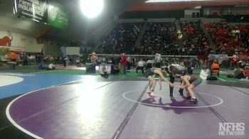 4A 98 lbs Champ. Round 1 - Joshua Ferrin, Canyon Ridge vs Mikael Teague, Minico