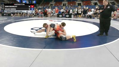 190 lbs Cons. Sub-rd Of 64 - John Bramlett, Tennessee vs Julian Sierra, Florida