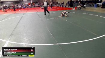 65 lbs Quarterfinals (8 Team) - Kolton Jensen, Springfield vs Charlie Jarva, Grand Rapids