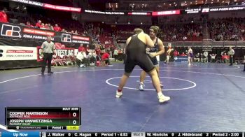 3A-285 lbs Cons. Round 5 - Joseph VanWetzinga, Pleasant Valley vs Cooper Martinson, Southeast Polk