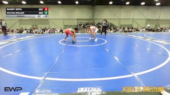 110 lbs Final - Manny Mota, Northern Colorado 14U vs Jha`kai Roller, Roundtree 14U