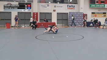 124 lbs 5th Place Match - Wachipi Hamelryck, Oklahoma City University vs Violet De La Cruz, Texas Wesleyan