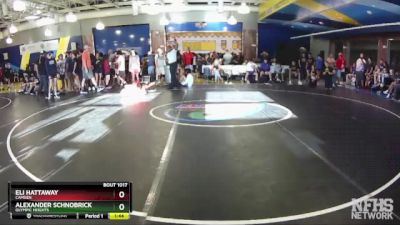 106 lbs Champ. Round 1 - Alexander Schnobrick, Olympic Heights vs Eli Hattaway, Camden