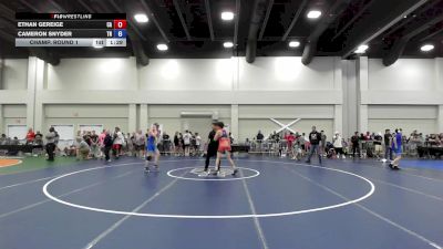 120 lbs Champ. Round 1 - Ethan Gereige, CA vs Cameron Snyder, TN