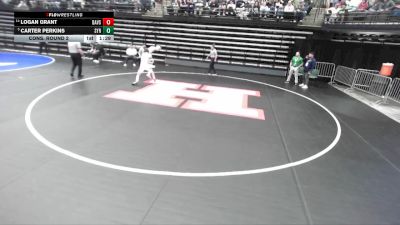 6A 138 lbs Cons. Round 2 - Logan Grant, Davis vs Carter Perkins, Syracuse