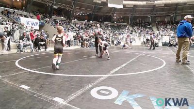 49 lbs Consi Of 4 - Krew Hamilton, Broken Arrow Wrestling Club vs Pryce Patton, Madill Takedown