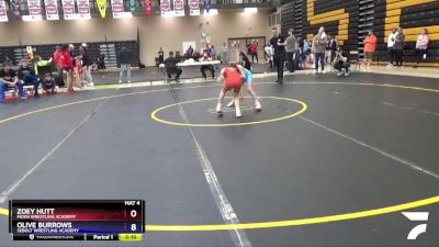 73 lbs Round 1 - Zoey Hutt, Moen Wrestling Academy vs Olive Burrows, Sebolt Wrestling Academy