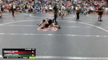 101 lbs Round 2 - Cameron Lotito, Summerville Takedown Club vs Bradley Miller, Carolina Reapers