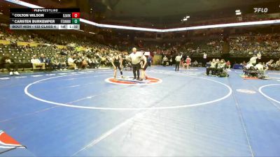 132 Class 4 lbs Champ. Round 1 - Colton Wilson, Ozark vs Carsten Burkemper, Ft. Zumwalt North