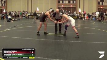 150 lbs Cons. Round 4 - Dominik Garcia-lopez, Unattached vs Noah Cataldo, Smitty`s Barn