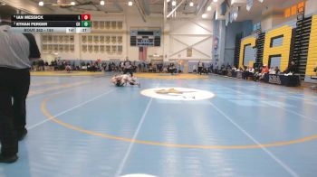 150 lbs Cons. Semi - Ian Messick, Laurel H S vs Ethan Ferger, Caesar Rodney H S