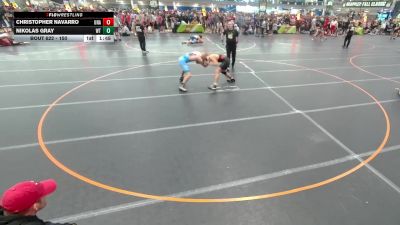 150 lbs Cons. Round 1 - Nikolas Gray, Wellington vs Christopher Navarro, Unattached