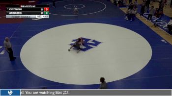 174 lbs Champ. Round 2 - Ian Harris, Marymount University vs Joe Zereini, Roanoke College
