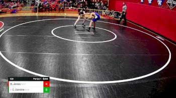 108 lbs Cons. Round 2 - Callie Gamble, Riverview vs Brycen Jones, South Park