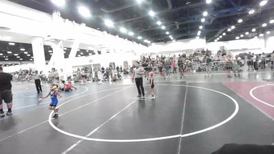 37 lbs Consi Of 8 #2 - Nazareth Vela, Top Rank vs Kora Grant, Athlos Wrestling