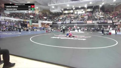 105 lbs Semifinal - Reagan Neal, Leon-Bluestem Hs vs Jentri Porter, Leoti-Wichita County HS