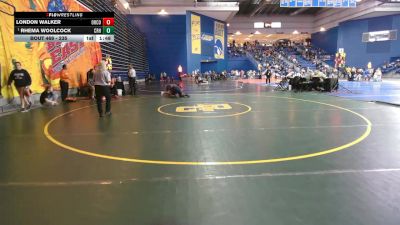 235 lbs Champ. Round 3 - Rhema Woolcock, Choate Rosemary Hall vs London Walker, Orange County