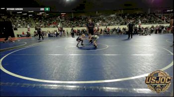 52 lbs Round Of 16 - Maverick Lee-degraffenreid, Checotah Matcats vs Ryker Green, Lions Wrestling Academy
