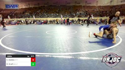 106 lbs Quarterfinal - Colton Dobbs, Standfast vs Ryken Kraft, Bridge Creek Youth Wrestling