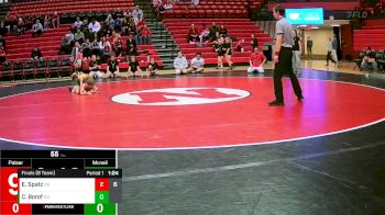 72 lbs Finals (8 Team) - Colton Borof, District 3 vs Ethan Spatz, District 8