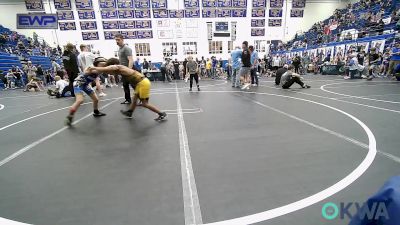 75 lbs Rr Rnd 3 - Barrett Waggoner, Choctaw Ironman Youth Wrestling vs Paxtyn McGilbert, Midwest City Bombers Youth Wrestling Club