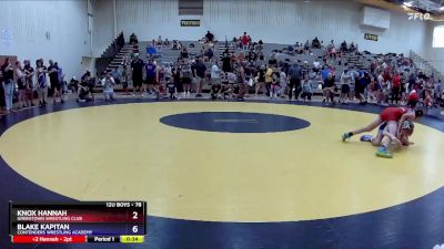 78 lbs Quarterfinal - Knox Hannah, Greentown Wrestling Club vs Blake Kapitan, Contenders Wrestling Academy