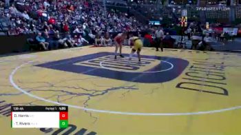 138 lbs Quarterfinal - Tatum Rivera, Pueblo East vs Dagen Harris, Grand Junction Central