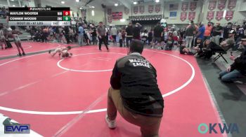 90 lbs Rr Rnd 2 - Sam Satterfield, Tulsa Blue T Panthers vs Tucker Piersol, Claremore Wrestling Club