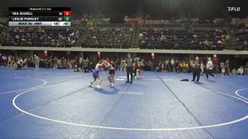 Round 2 - Leslie Pursley, Jesup Mat Club vs Mia Bignell, Weigh-In Club
