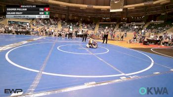 67 lbs Round Of 16 - Cooper PULLIAM, Team Tulsa Wrestling Club vs Leland Riley, Midwest City Bombers Youth Wrestling Club