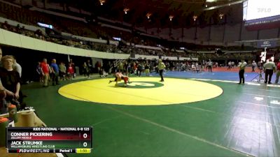 National 6-8 125 Semifinal - Conner Pickering, Jolliff Middle vs Jack Strumke, Williamsburg Wrestling Club