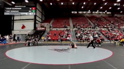 149 lbs Quarterfinal - Colby Schreiner, Newman vs Joey Semerad, McKendree